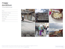 Tablet Screenshot of maggydonaldson.com